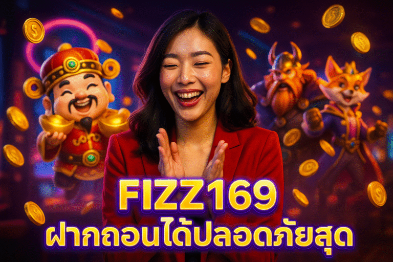 FIZZ169 ฝากถอนได้ปลอดภัยสุด