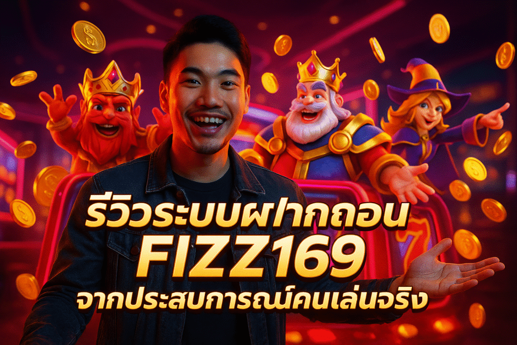 รีวิวระบบฝากถอน FIZZ169 จากประสบการณ์คนเล่นจริง