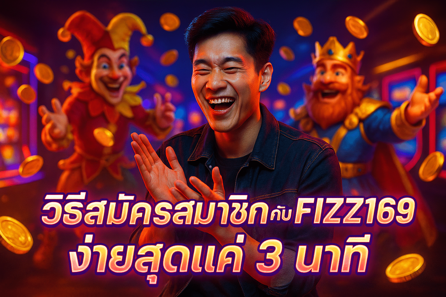วิธีสมัครสมาชิกกับ FIZZ169 ง่ายสุดแค่ 3 นาที