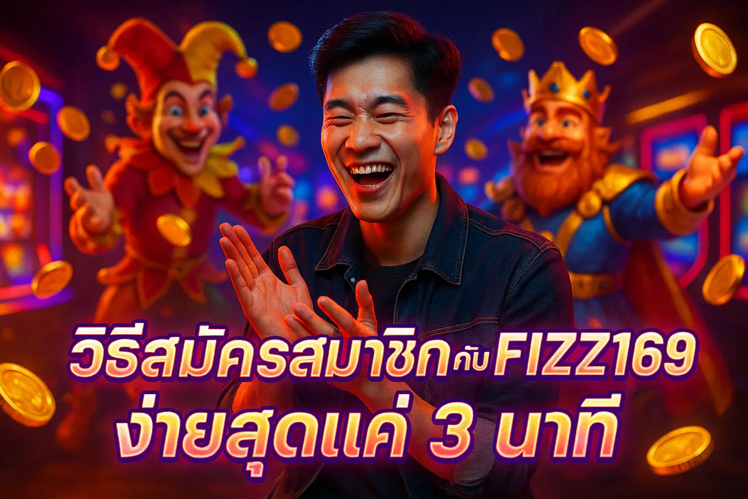 วิธีสมัครสมาชิกกับ FIZZ169 ง่ายสุดแค่ 3 นาที